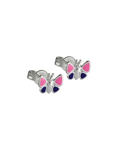 Örhängen Purple Butterflies Silver 925