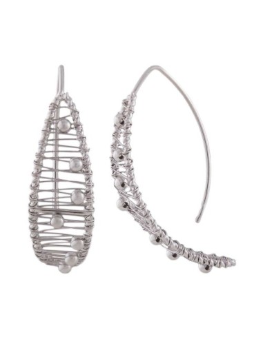 Örhängen Rhodium-Plated Silver 925