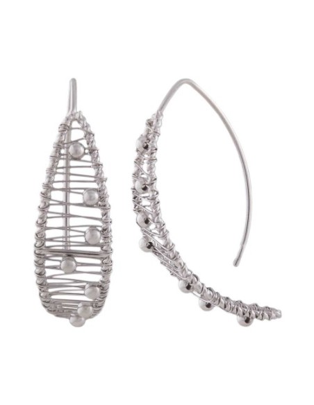 Örhängen Rhodium-Plated Silver 925