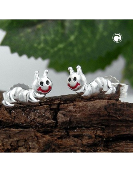 Örhängen Small Worm Silver 925