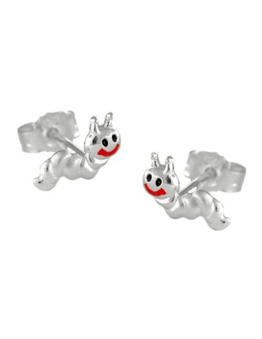 Örhängen Small Worm Silver 925