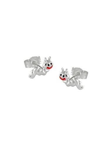 Örhängen Small Worm Silver 925