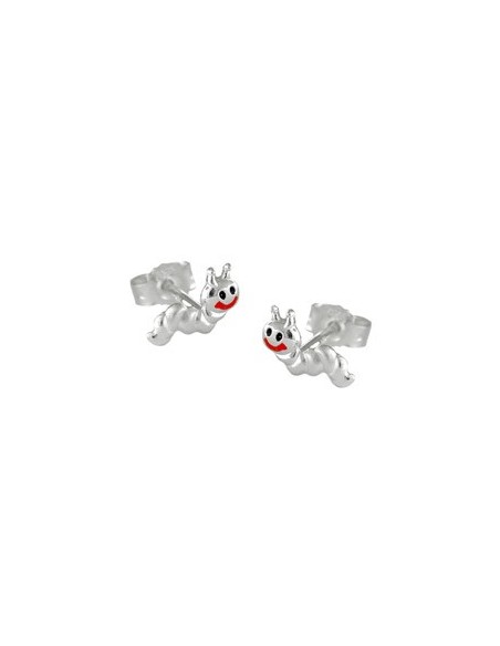 Örhängen Small Worm Silver 925