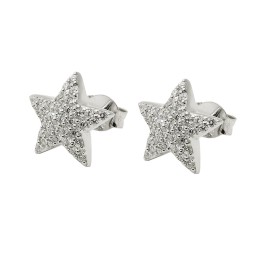 Örhängen Studs Cz Star White Silver 925