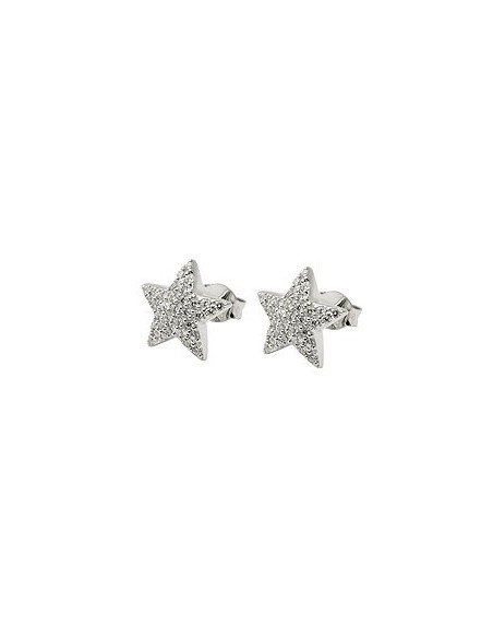 Örhängen Studs Cz Star White Silver 925