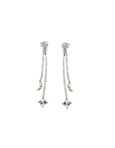 Örhängen Studs Moon/Star Silver 925