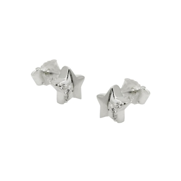 Örhängen Studs Star Zirconia Silver 925