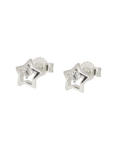 Örhängen Studs Star Zirconia Silver 925
