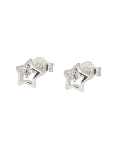 Örhängen Studs Star Zirconia Silver 925