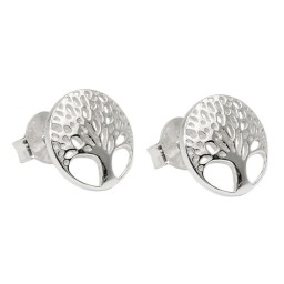 Örhängen Studs Tree Of Live Silver 925