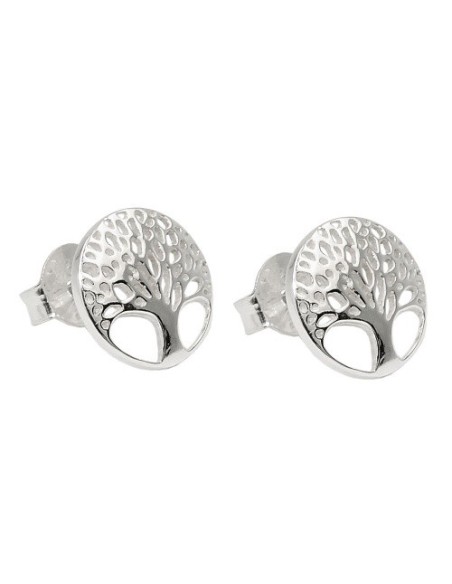 Örhängen Studs Tree Of Live Silver 925