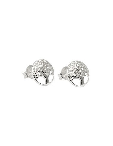 Örhängen Studs Tree Of Live Silver 925