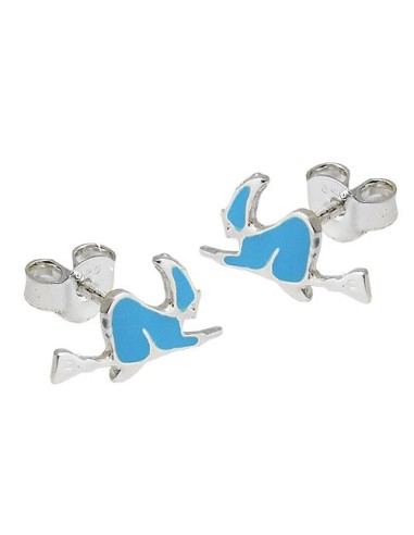 Örhängen Studs Witch Blue Silver 925