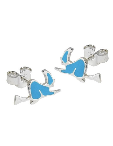 Örhängen Studs Witch Blue Silver 925