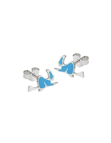 Örhängen Studs Witch Blue Silver 925