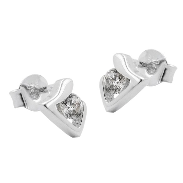 Örhängen Studs Zirconias Silver 925