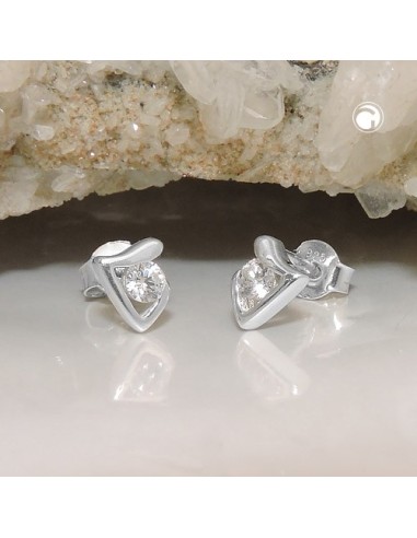 Örhängen Studs Zirconias Silver 925