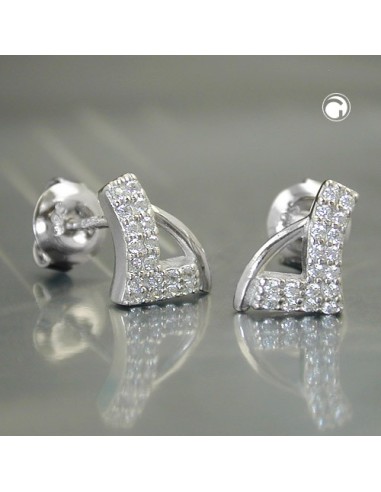 Örhängen Studs Zirconias Silver 925