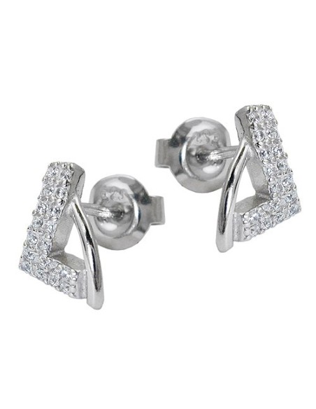 Örhängen Studs Zirconias Silver 925