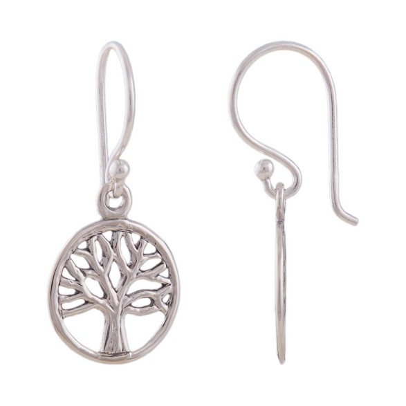 Örhängen Tree Of Life Silver 925
