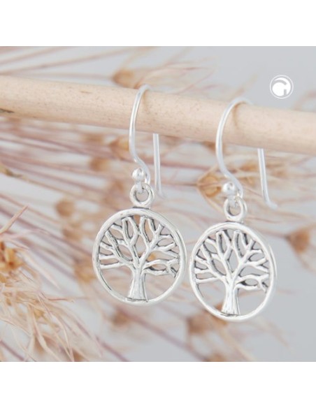 Örhängen Tree Of Life Silver 925