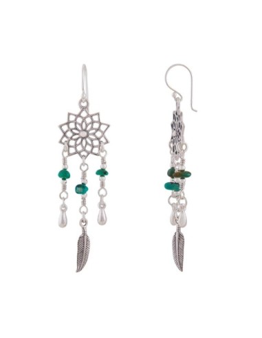 Örhängen Turquoise-Stones Silver 925