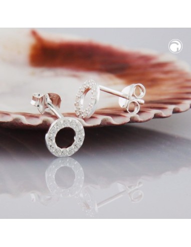 Örhängen With Zirkonia Silver 925