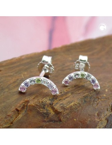Örhängen Zirconia Colored Silver 925