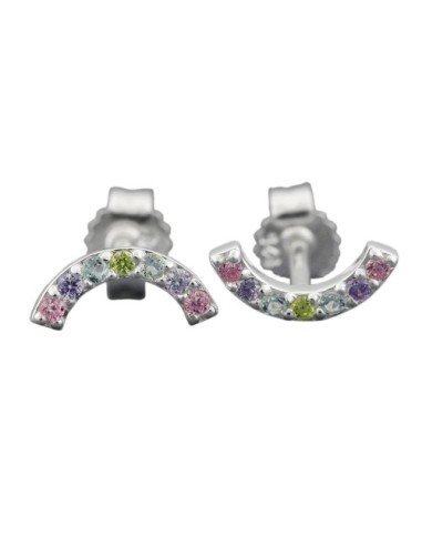 Örhängen Zirconia Colored Silver 925