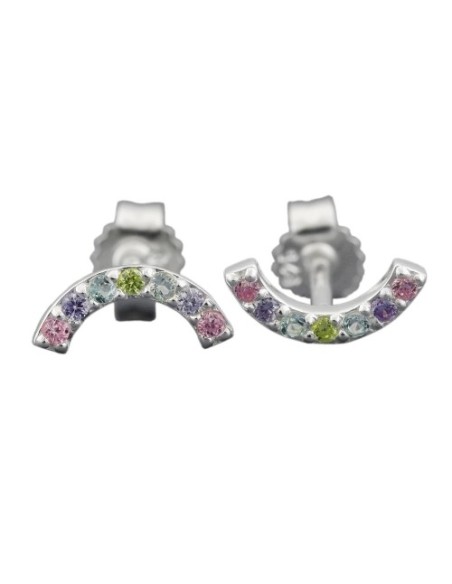 Örhängen Zirconia Colored Silver 925