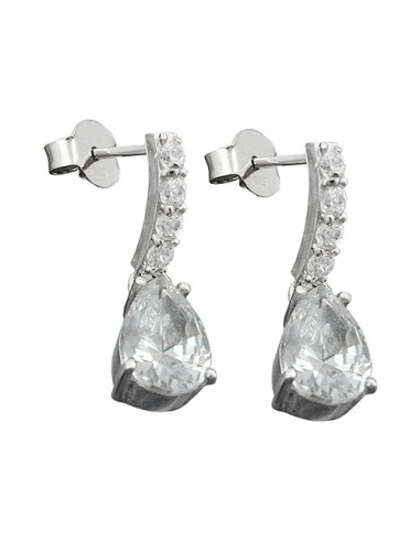Örhängen Zirconia White Silver 925