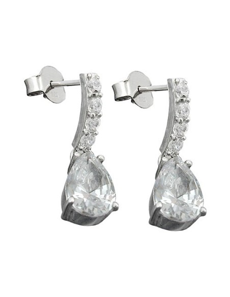 Örhängen Zirconia White Silver 925