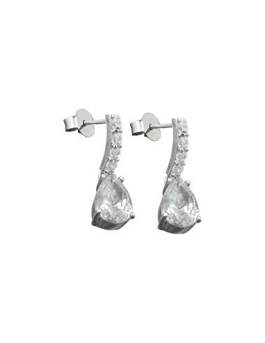 Örhängen Zirconia White Silver 925