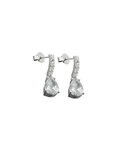Örhängen Zirconia White Silver 925