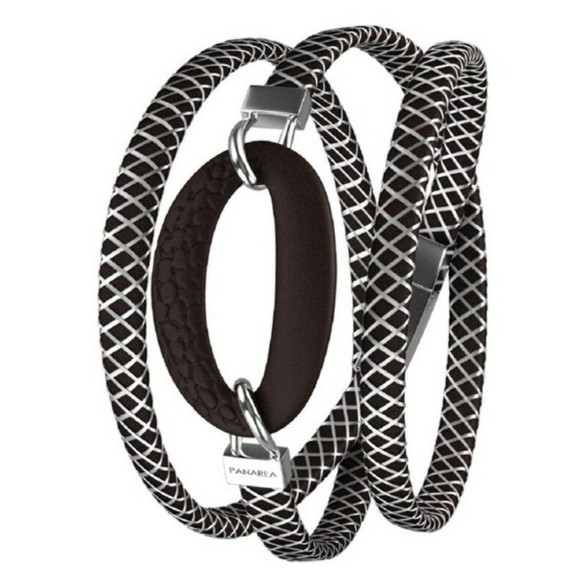 Damarmband Panarea BM1N21 Svart Silver Silvrig (59 cm)