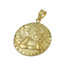 pendant angel 14k gold