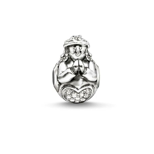 Dampärlor Thomas Sabo SET0359-494-11-L4013 Silvrig 1 cm