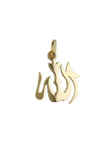 pendant allah 14k gold
