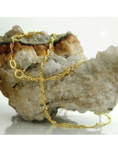 necklace 1.8mm singapore chain 9k gold 50cm