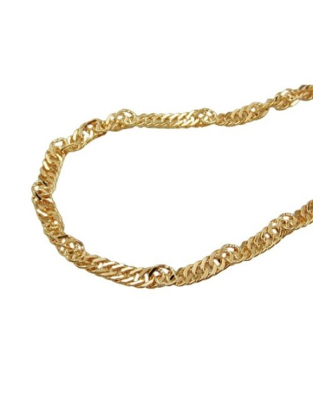 necklace 1.8mm singapore chain 9k gold 50cm