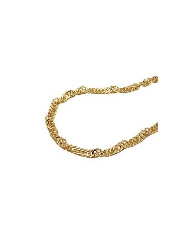 necklace 1.8mm singapore chain 9k gold 50cm