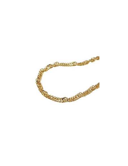 necklace 1.8mm singapore chain 9k gold 50cm