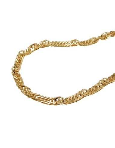 necklace 1.8mm singapore chain 9k gold 45cm