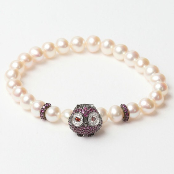 Damarmband Lancaster JLA-BR-OWL-5-WH 16 mm