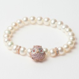 Damarmband Lancaster JLA-BR-OWL-2-WH 16 mm