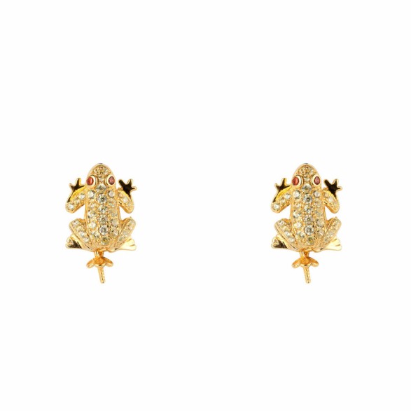 Dam örhängen Lancaster JLA-EAR-FROG-6 1,2 cm