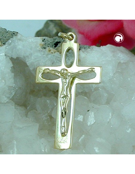 pendant crucifix 14k gold