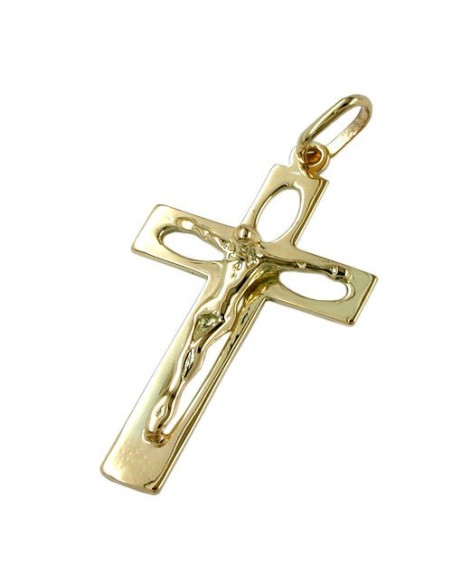 pendant crucifix 14k gold