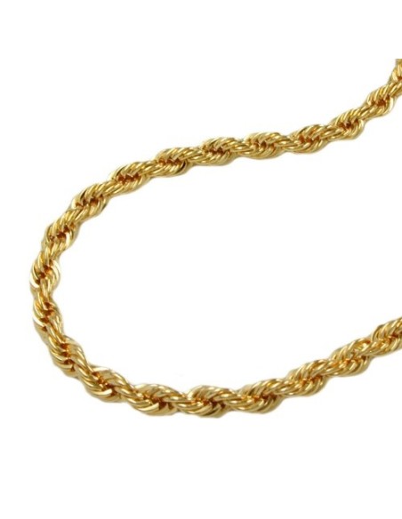 necklace 2mm french rope chain 9kt gold 45cm