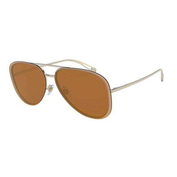 Herrsolglasögon Armani AR6084-30136H Gyllene ø 60 mm